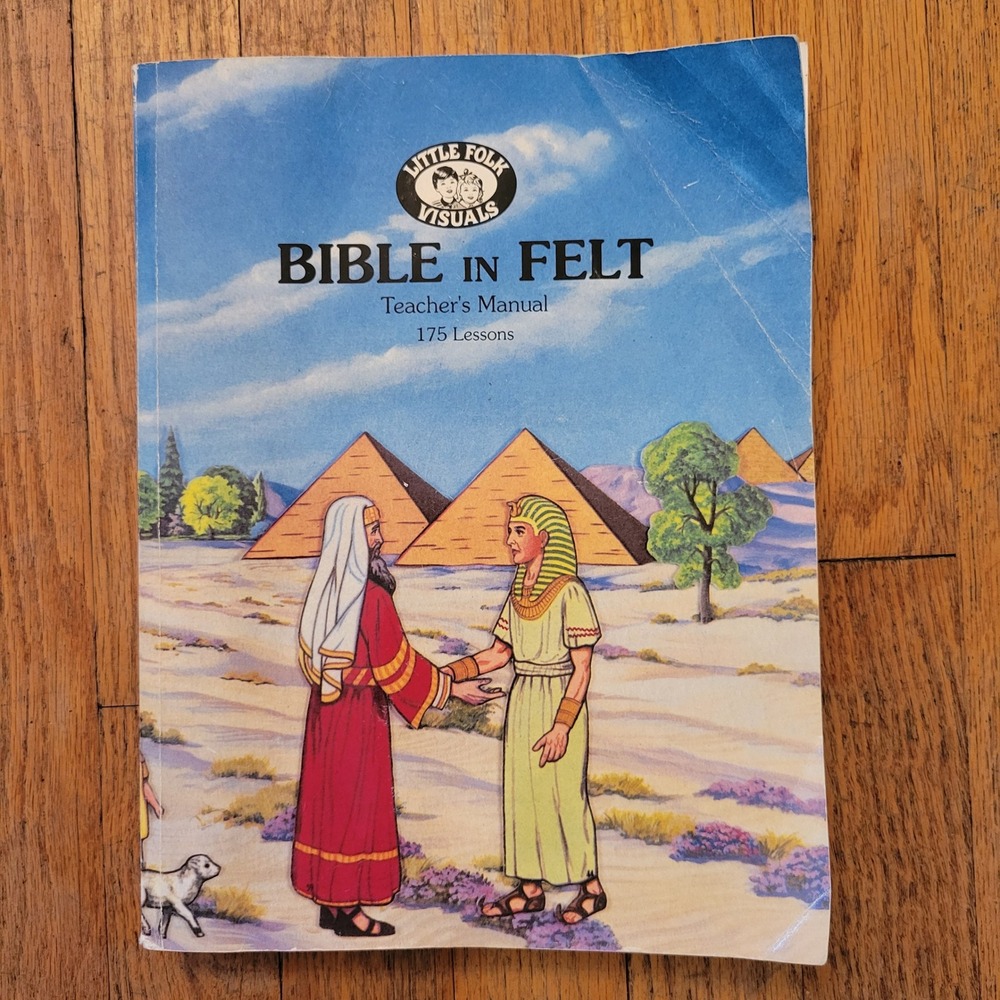 Little Folk Visuals Bible In Felt Manual 175 Lessons Sunday School Homeschool